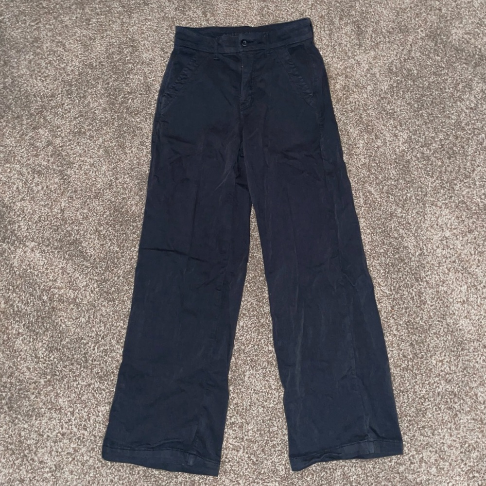 American Eagle Black Baggy Pants
